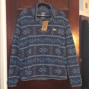 LL Bean Slightly Fitted Sweater Fleece